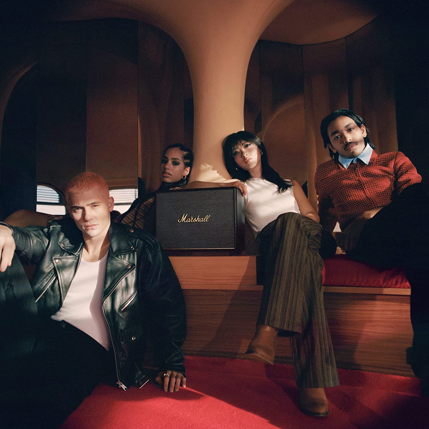 (Pre-Owned, Very Good) Marshall Woburn III/3 Wireless Bluetooth Speaker (3 Way Sound, HDMI ARC, App Support) (Black) (90 Days Warranty)