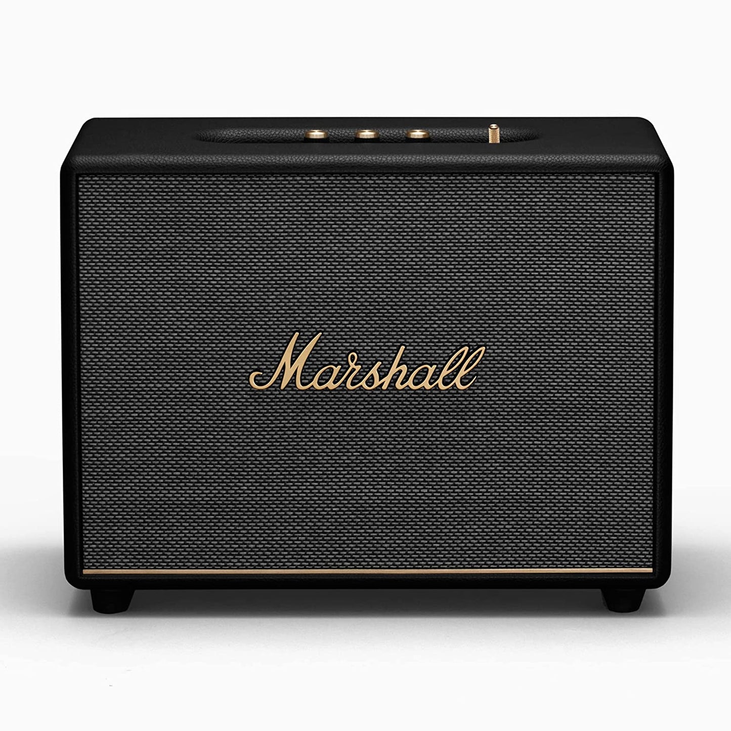 (Pre-Owned, Very Good) Marshall Woburn III/3 Wireless Bluetooth Speaker (3 Way Sound, HDMI ARC, App Support) (Black) (90 Days Warranty)