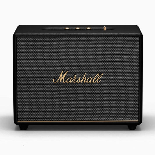 (Pre-Owned, Very Good) Marshall Woburn III/3 Wireless Bluetooth Speaker (3 Way Sound, HDMI ARC, App Support) (Black) (90 Days Warranty)