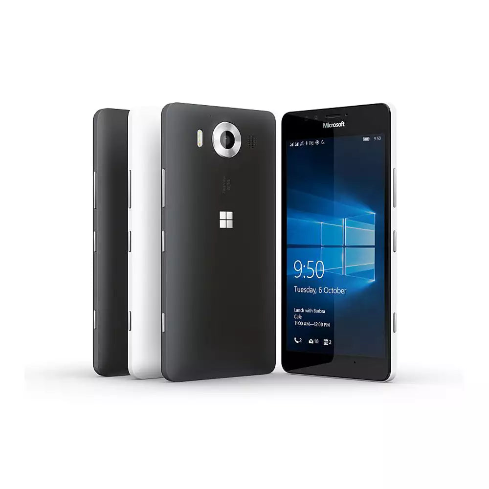 (Open Box Condition) Microsoft Lumia 950 Windows Smartphone With 20MP Carl Zeiss Camera (3GB, 32GB) (Black) (90 Days Warranty)