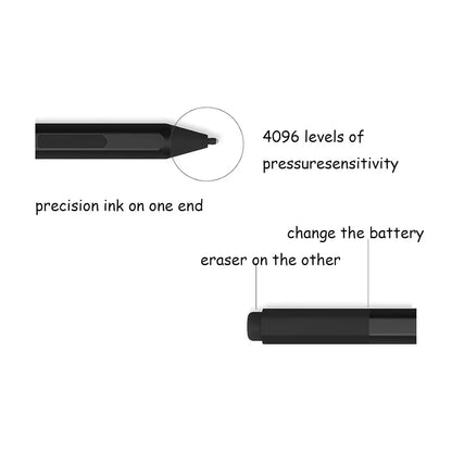 (Open Box) Microsoft Surface Pen (Model 1776) For Surface Pro 9/8/X/7+/6/5/4/3/Surface 3,Surface Go 3/2/1,Surface Laptop/Studio/Book 4/3/2/1 (Silver) (60 Days Warranty)