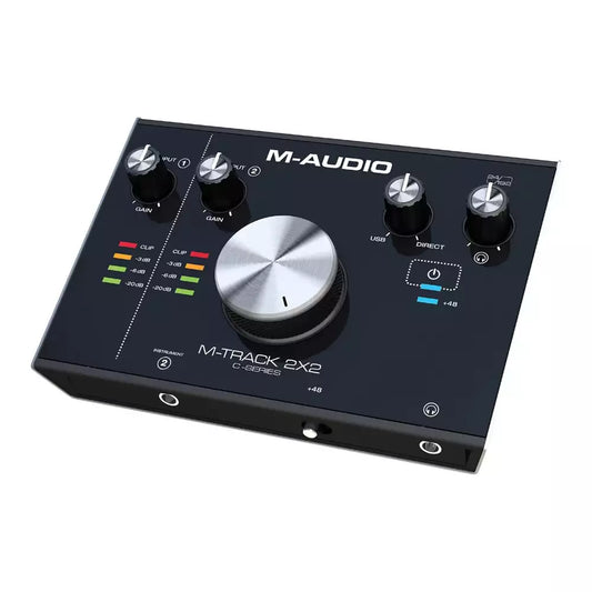 (Pre-Owned, Very Good) M-Audio M-Track 2x2 USB Audio Interface with Cubase (Plug-In Software) (Black) (90 Days Warranty)
