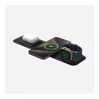 (Pre-Owned, Excellent) Mophie 3-in-1 Portable Travel Charger with MagSafe (2023) (Black) (90 Days Warranty)