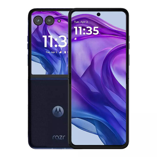 (Pre-Owned, Very Good) Motorola Razr 50 Ultra With 165Hz Dual AMOLED Display (12GB, 512GB) (Midnight Blue) (5 Months Warranty)