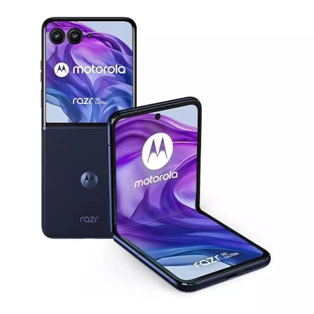 (Pre-Owned, Very Good) Motorola Razr 50 Ultra With 165Hz Dual AMOLED Display (12GB, 512GB) (Midnight Blue) (5 Months Warranty)