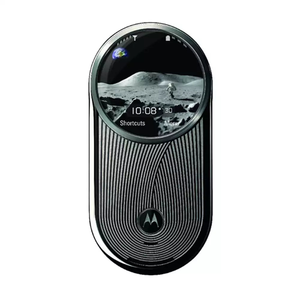 (Pre-Owned, Excellent) Motorola AURA R1 Celestial Edition (Apollo 11) (1217 Out of 2000) Limited Edition, Luxury Phone (Steel) (90 Days Warranty) (Works With Airtel & Vi)