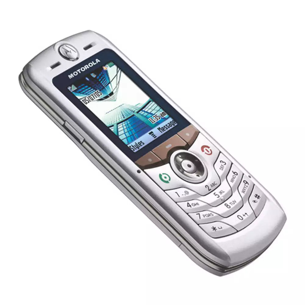 (Open Box Condition) Motorola L2 Sleek Bar Phone With Aluminium Build (Silver) (90 Days Warranty) (With Original Retail Box)