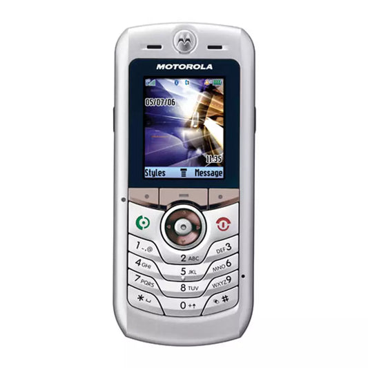 (Open Box Condition) Motorola L2 Sleek Bar Phone With Aluminium Build (Silver) (90 Days Warranty) (With Original Retail Box)