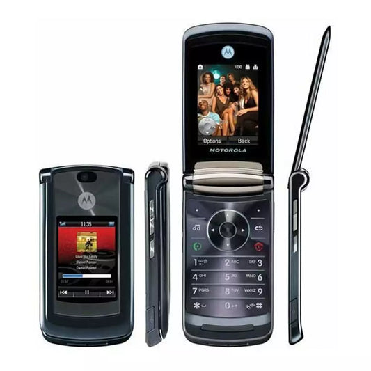 (Pre-Owned, Fair) Motorola RAZR2 V8 Premium Flip Phone With Dual Displays (2GB) (Black) (60 Days Warranty)