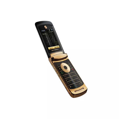 (Open Box Condition) Motorola RAZR2 V8 Premium Flip Phone With Dual Displays (2GB) (Gold) (With New Housing) (90 Days Warranty)