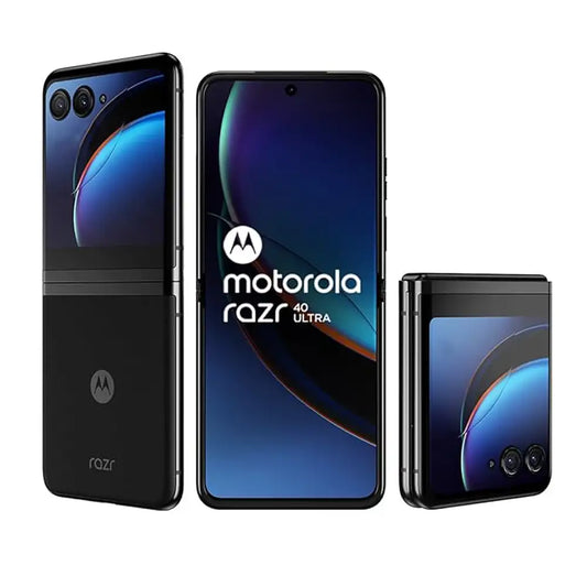 (Pre-Owned) Motorola razr 40 Ultra (8GB RAM, 256GB Storage) | 3.6" External AMOLED Display | 6.9" AMOLED 165Hz Display | 32MP Selfie Camera |30W TurboPower Charging | Android 13 (Infinite Black)