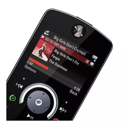 (Open Box Condition) Motorola ROKR E8 Music Phone With Touch Wheel, Adaptive Haptic Buttons, 3.5MM Headphone Jack (Black) (2GB) (Unused Unit With Retail Box) (60 Days Warranty)
