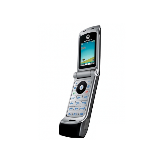 (Pre-Owned, Good) Motorola W375 Stylish Flip Phone With Camera (Black) (60 Days Warranty)
