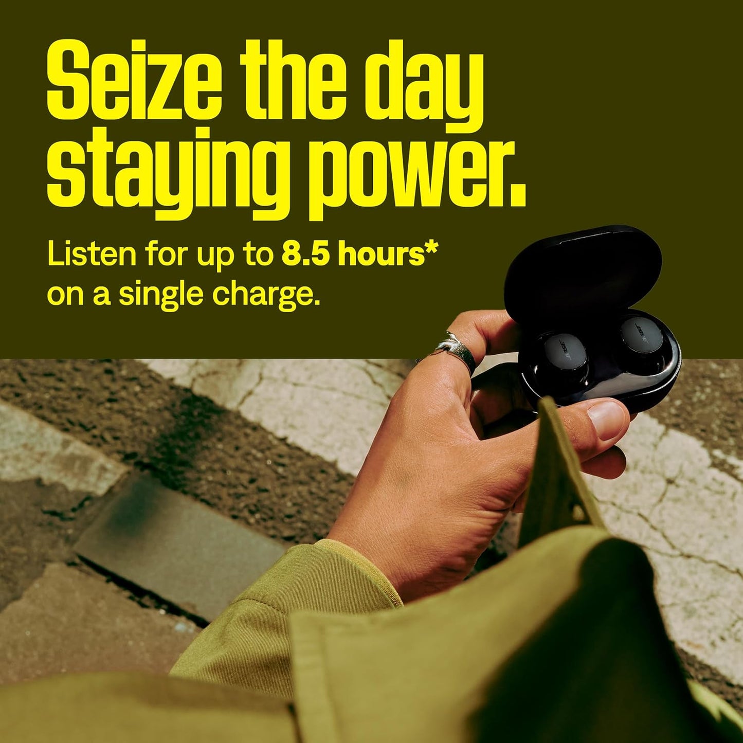 (Open Box) Bose New QuietComfort Wireless Noise Cancelling Earbuds Up to 8.5 Hours of Battery Life (ANC) (6 Months Warranty)