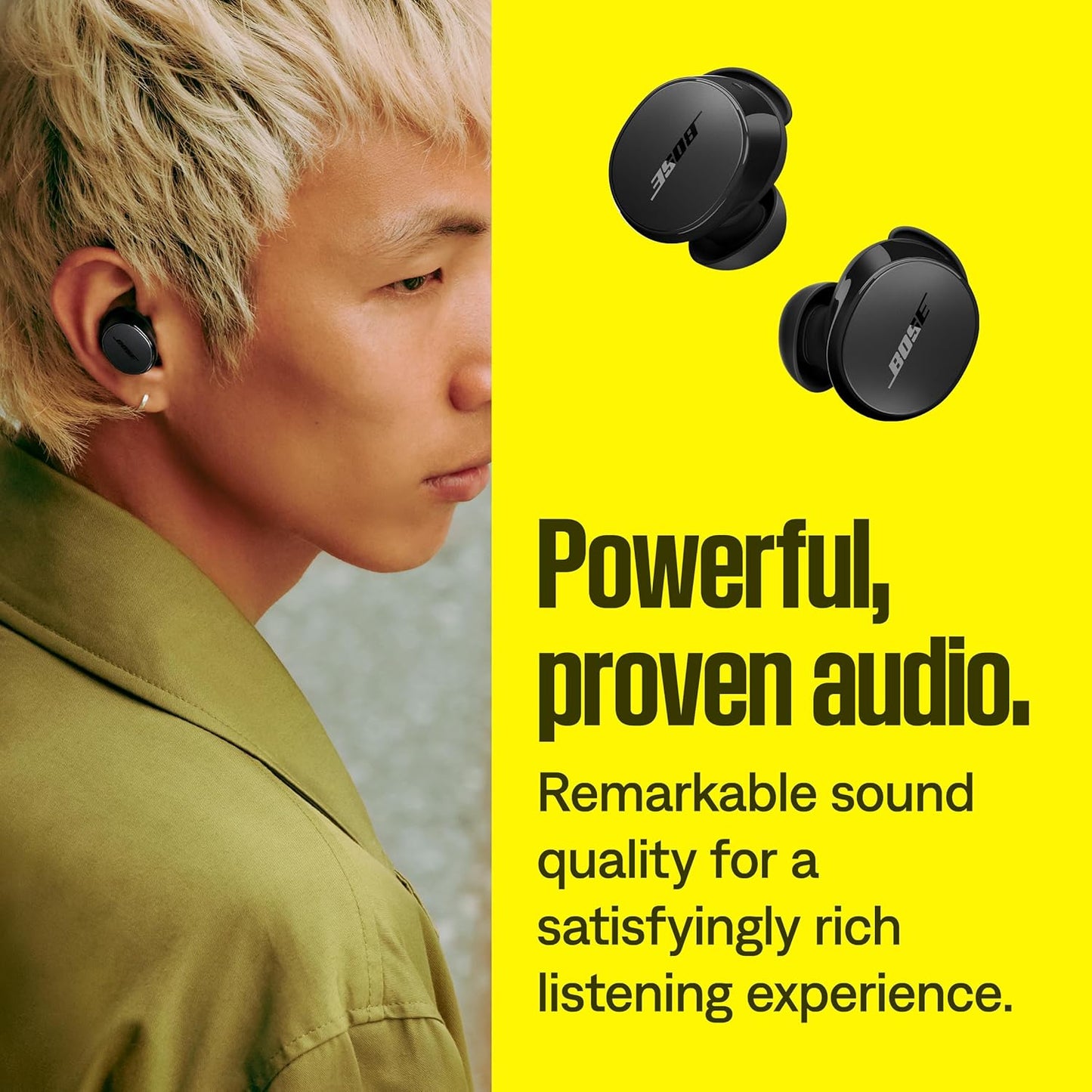(Open Box) Bose New QuietComfort Wireless Noise Cancelling Earbuds Up to 8.5 Hours of Battery Life (ANC) (6 Months Warranty)