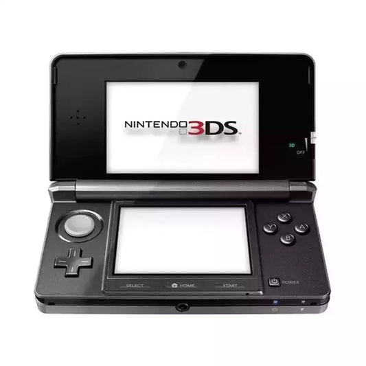 (Pre-Owned, Good) Nintendo 3DS Portable Gaming Console With Dual Screen (Black) (90 Days Warranty) (Rear Cameras Not Functional)