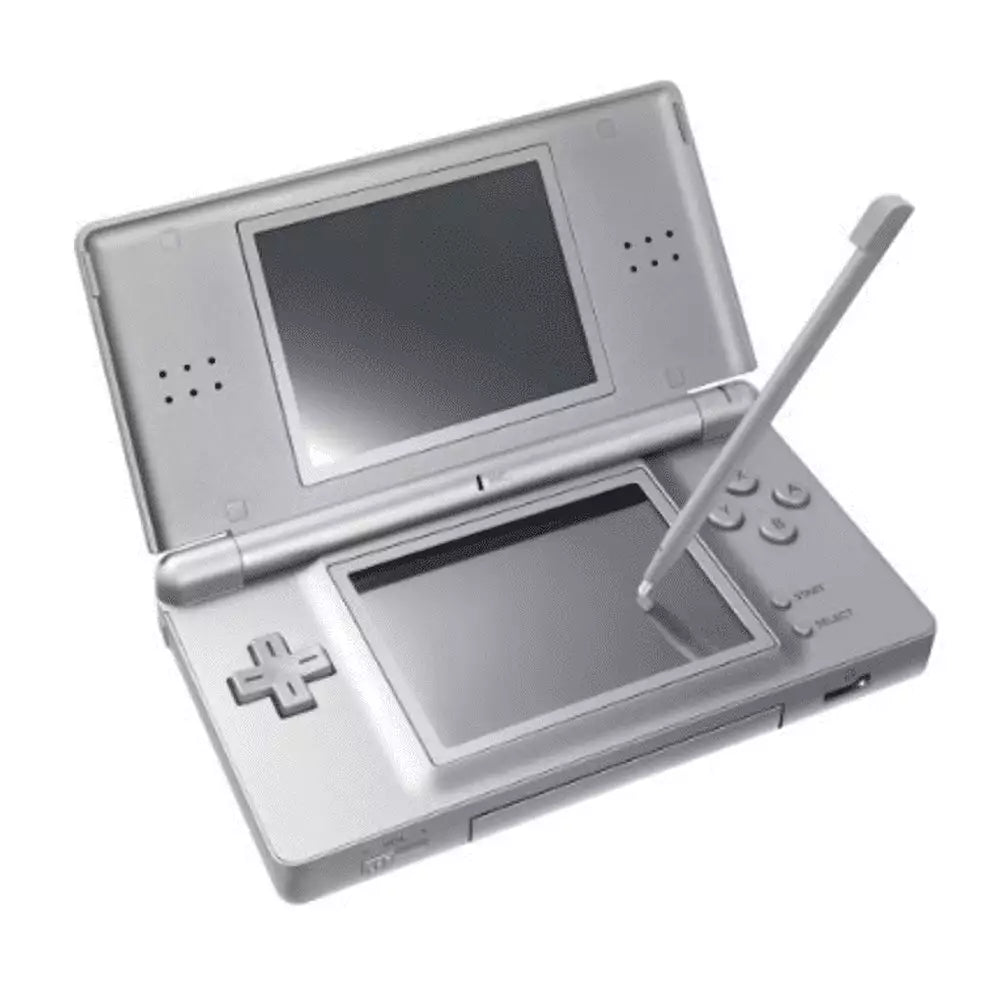 (Pre-Owned, Good) Nintendo DS lite Handheld Gaming Console (Silver) + 1 Game Cartridge (60 Days Warranty)