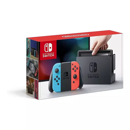 (Pre-Owned, Very Good) Nintendo Switch Portable/Home Gaming Console (HAC001) (32GB) (Black-Red-Blue) (90 Days Warranty)