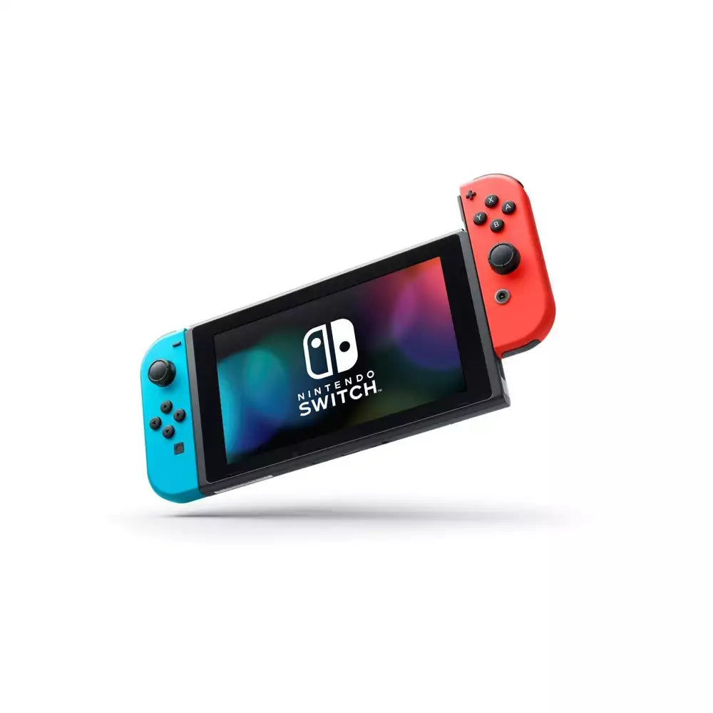 (Pre-Owned, Very Good) Nintendo Switch Portable/Home Gaming Console (HAC001) (32GB) (Black-Red-Blue) (90 Days Warranty)