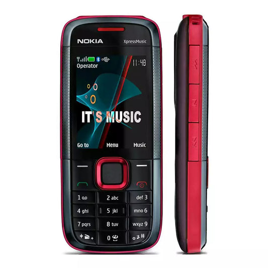 (Pre-Owned, Excellent) Nokia 5130 Xpress Music Phone With Music Keys (Blue/Black) (FM Radio) (60 Days Warranty)