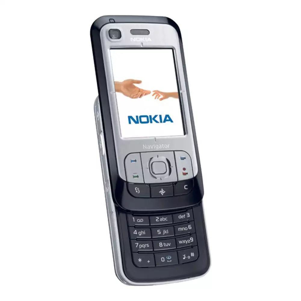 (Pre-Owned, Good) Nokia 6110 Navigator Iconic Slider Phone (Black) (60 Days Warranty)