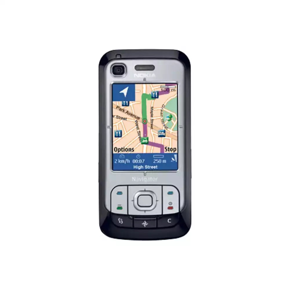 (Pre-Owned, Good) Nokia 6110 Navigator Iconic Slider Phone (Black) (60 Days Warranty)