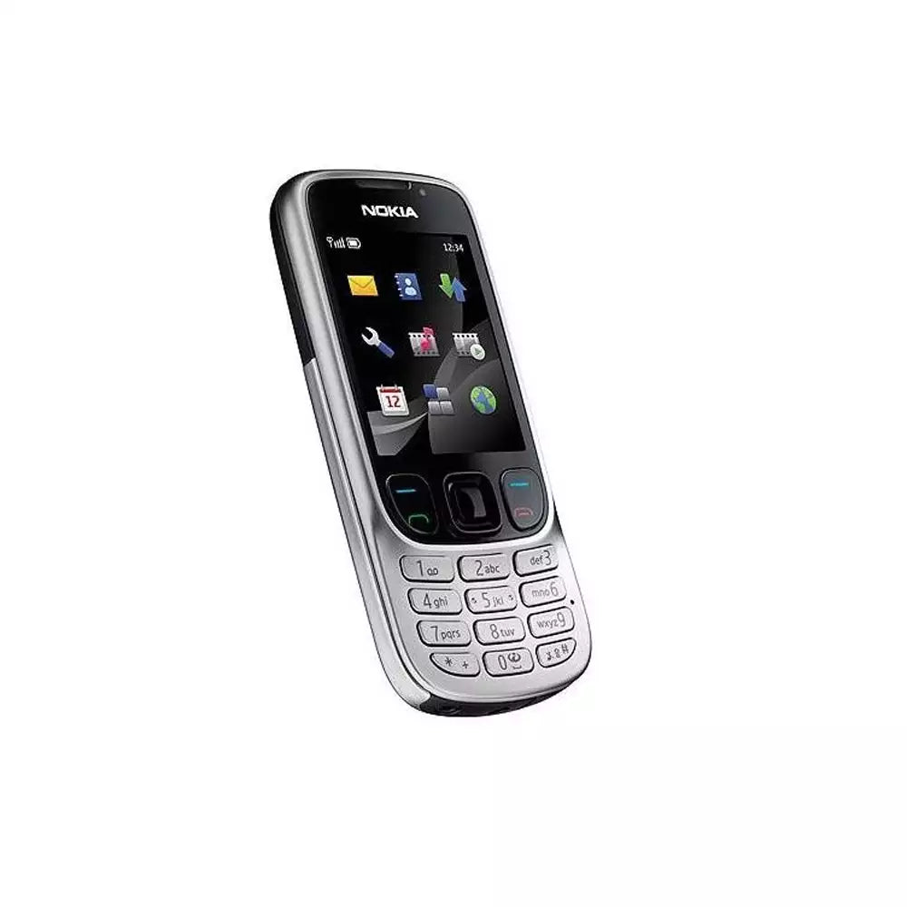 (Pre-Owned, Good) Nokia 6303 Classic With 3.2MP AF Camera (FM Radio) (Silver) (45 Days Warranty)