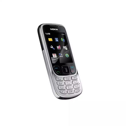 (Pre-Owned, Good) Nokia 6303 Classic With 3.2MP AF Camera (FM Radio) (Silver) (45 Days Warranty)