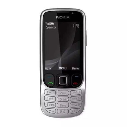 (Pre-Owned, Good) Nokia 6303 Classic With 3.2MP AF Camera (FM Radio) (Silver) (45 Days Warranty)