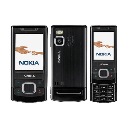 (Pre-Owned, Good) Nokia 6500 Slide Symbian OS Slider Phone With 3.2MP AF Carl Zeiss Camera (Aluminium Build) (Black) (90 Days Warranty)