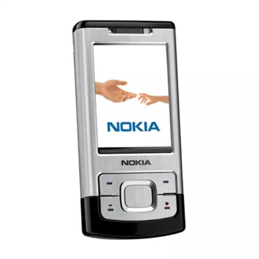 (Open Box Condition) Nokia 6500 Slide Symbian OS Slider Phone With 3.2MP AF Carl Zeiss Camera (Aluminium Build) (Silver) (90 Days Warranty)