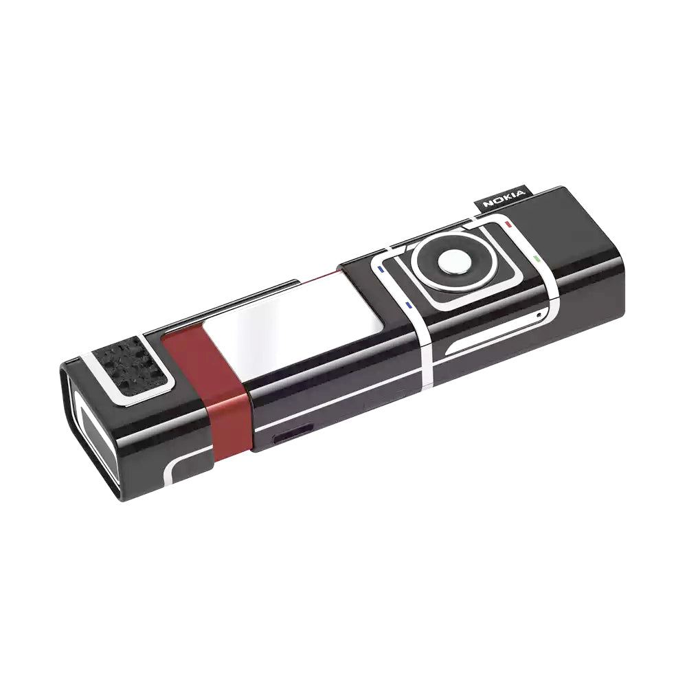 (Pre-Owned, Excellent) Nokia 7280 Retro Phone With Unique Iconic Lipstick-Style Design (Black) (60 Days Warranty) (With New Housing)