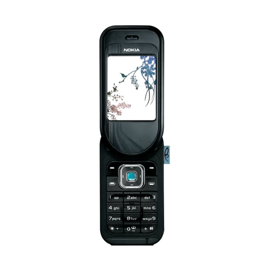 (Open Box Condition) Nokia 7370, Part of L'Amour Collection 2005 (Swivel Mechanism) (Black) (90 Days Warranty)