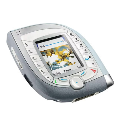 (Pre-Owned, Fair) Nokia 7600 With Unique Leaf Shaped Design (Gray) (90 Days Warranty)