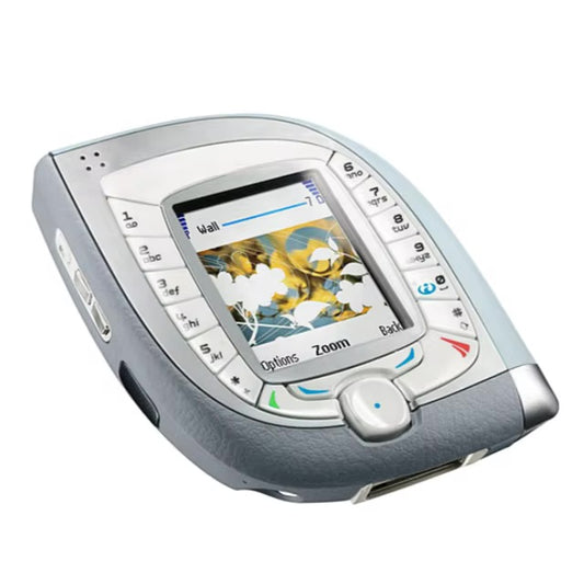 (Pre-Owned, Fair) Nokia 7600 With Unique Leaf Shaped Design (Gray) (90 Days Warranty)