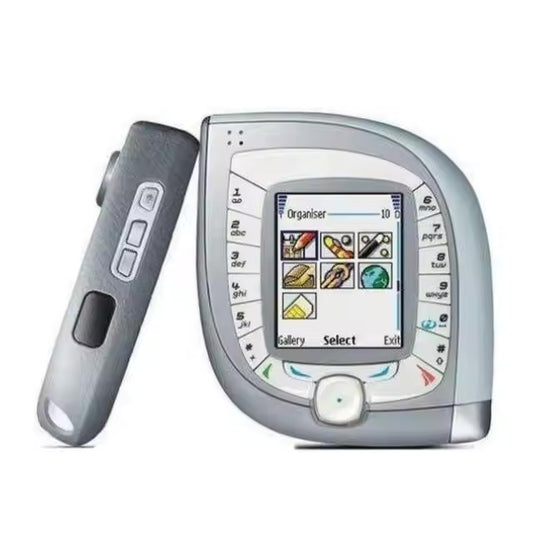 (Pre-Owned, Fair) Nokia 7600 With Unique Leaf Shaped Design (Gray) (90 Days Warranty)