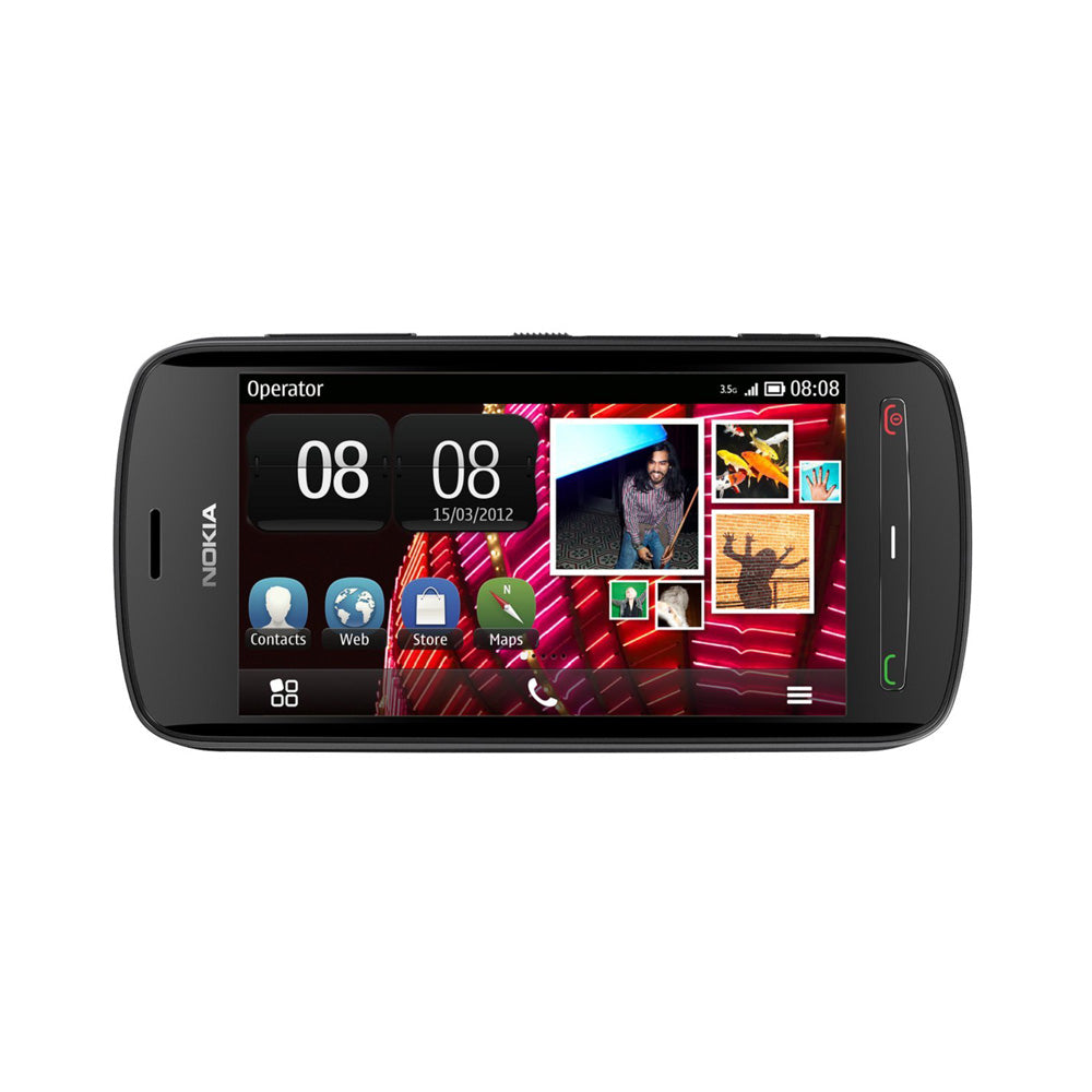 (Pre-Owned, Good) Nokia 808 PureView Symbian OS Smartphone with 41 MP Camera, 1/1.2" Sensor With Carl Zeiss Lens (16GB) (Black) (60 Days Warranty)