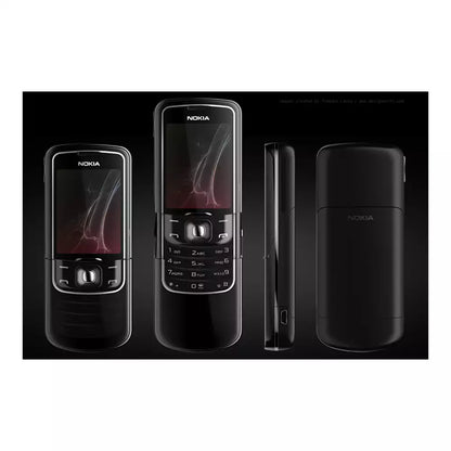 (Open Box Condition) Nokia 8600 Luna Premium Slider Phone (Black) (90 Days Warranty)