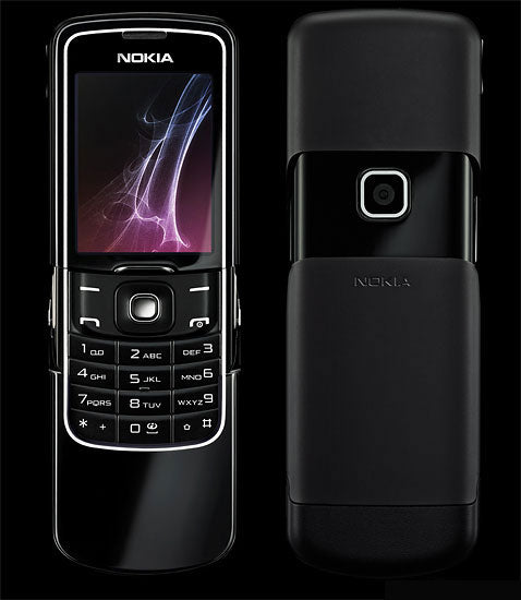 (Open Box Condition) Nokia 8600 Luna Premium Slider Phone (Black) (90 Days Warranty)