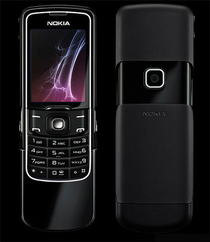 (Open Box Condition) Nokia 8600 Luna Premium Slider Phone (Black) (90 Days Warranty)