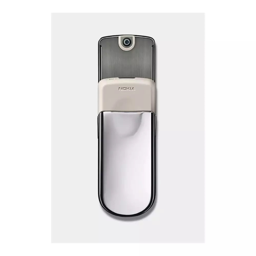 (Pre-Owned, Good) Nokia 8800 Classic 2005, Stainless Steel Slider Phone (Chrome and Black) (60 Days Warranty) (With New Battery)