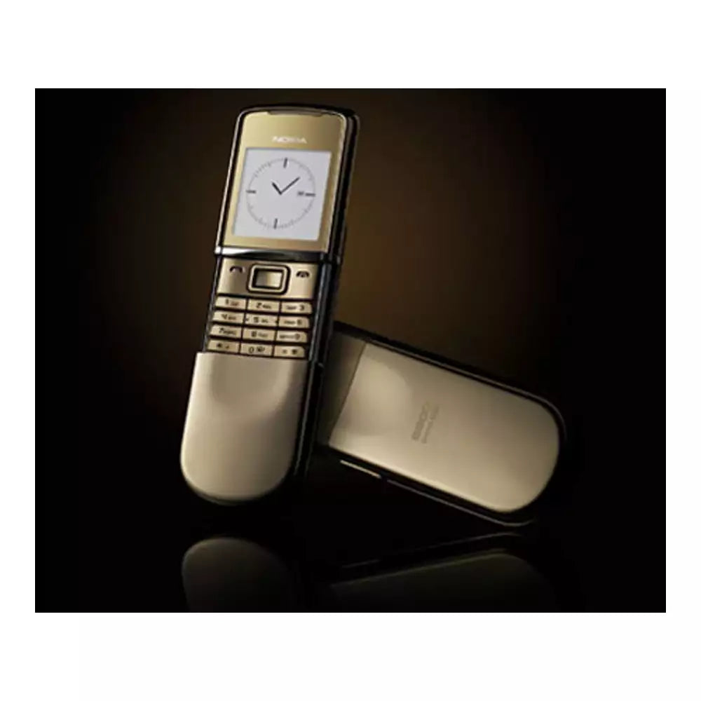 (Open Box Condition) Nokia 8800 Sirocco Gold Premium Stainless Steel Slider Phone (With New Housing and Battery) (Gold) (120 Days Warranty)
