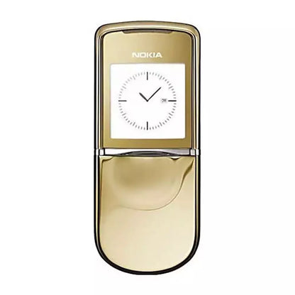 (Open Box Condition) Nokia 8800 Sirocco Gold Premium Stainless Steel Slider Phone (With New Housing and Battery) (Gold) (120 Days Warranty)