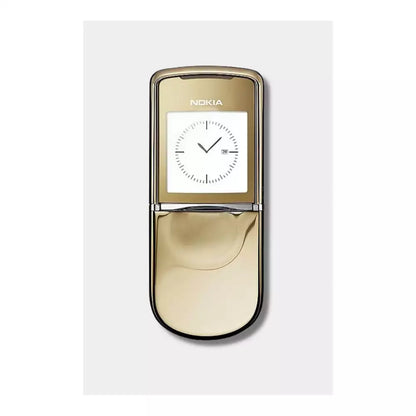 (Open Box Condition) Nokia 8800 Sirocco Gold Premium Stainless Steel Slider Phone (With New Housing and Battery) (Gold) (120 Days Warranty)