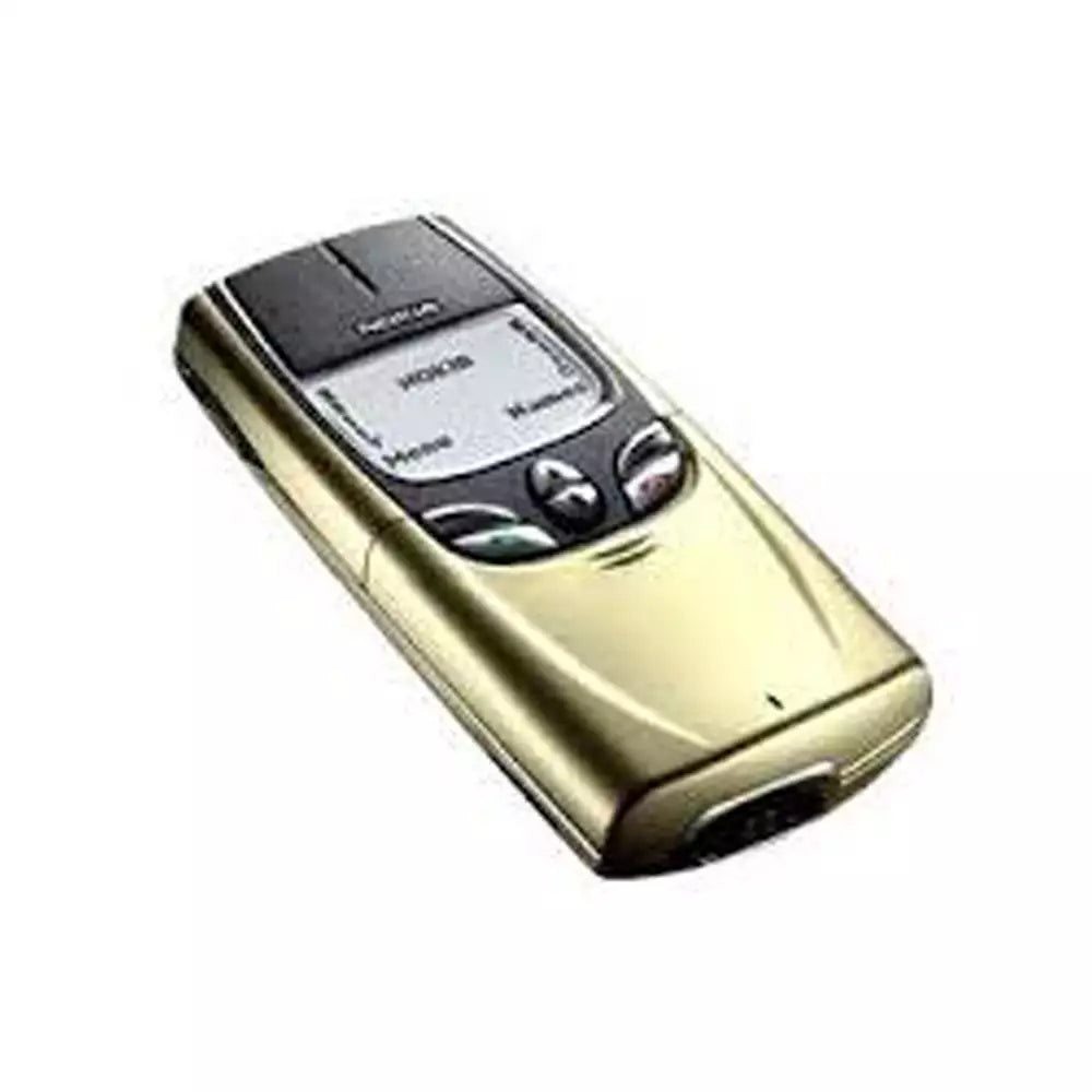 (Pre-Owned, Excellent) Nokia 8850 Slider Phone (1999) (Gold) (With New Housing and Battery) (90 Days Warranty)