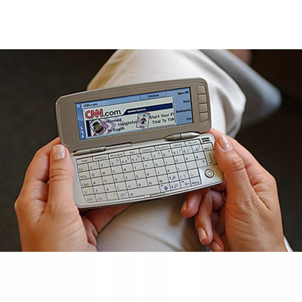 (Pre-Owned, Fair) Nokia 9300i Communication Fold Phone With 4" Internal Display (Gray) (60 Days Warranty)