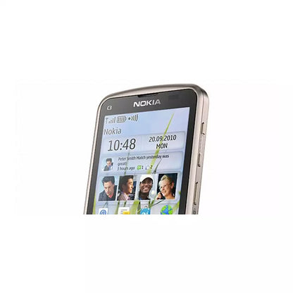 (Pre-Owned, Very Good) Nokia C3-01 Touch-n-Type Phone With 5MP Camera (Gray) (60 Days Warranty)