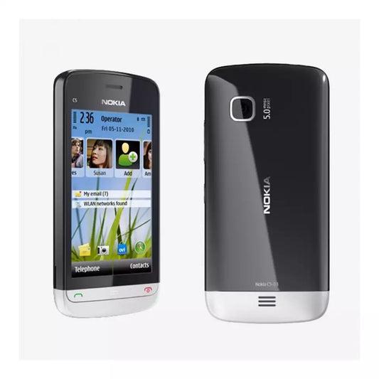 (Pre-Owned, Good) Nokia C5-03 Touch Symbian Phone With 5MP Camera (Gray) (60 Days Warranty)