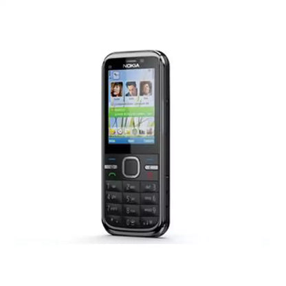 (Pre-Owned, Excellent) Nokia C5-00 Symbian Smartphone With 5MP Camera (FM Radio) (Black) (60 Days Warranty)