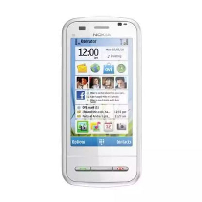 (Pre-Owned, Good) Nokia C6-00 Symbian Smartphone With Slide-Out QWERTY Keyboard, 5MP Camera, Wi-Fi and  3G (FM Radio) (Black) + Sony WI-C300 Bluetooth Earphones (60 Days Warranty)